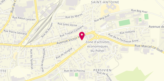 Plan de Décathlon, 20 Boulevard Jean Moulin, 29270 Carhaix-Plouguer