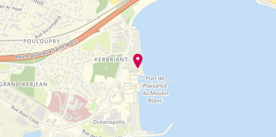 Plan de Comptoir de la Mer, Port de Plaisance du Moulin Blanc, 29200 Brest