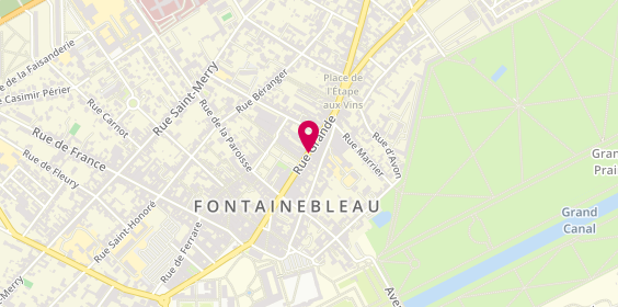 Plan de Courir, 94 Rue Grande, 77300 Fontainebleau
