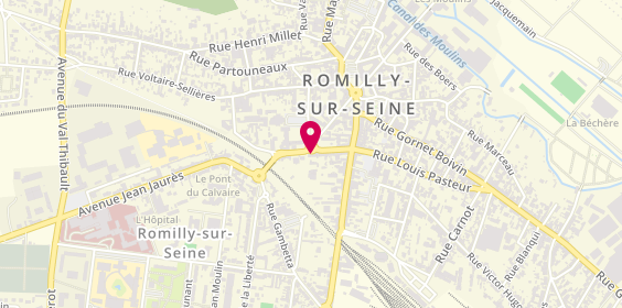 Plan de Espace Obypech, 23 Rue du Général de Gaulle, 10100 Romilly-sur-Seine