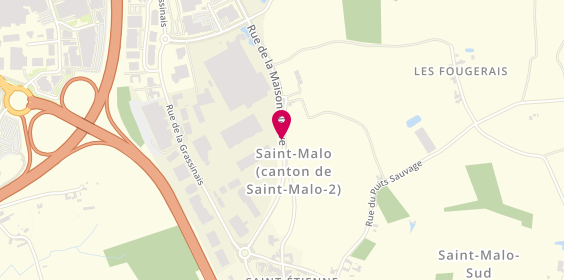 Plan de Intersport Saint-Malo, Zone Aménagement 
Rue de la Maison Neuve, 35400 Saint-Malo