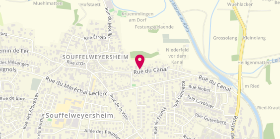 Plan de All Rider, 17 Rue du Canal, 67460 Souffelweyersheim