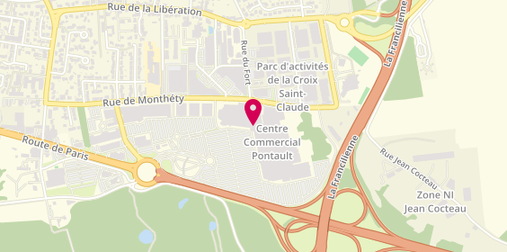 Plan de Courir, Centre Commercial Carrefour
Route National 4, 77340 Pontault-Combault