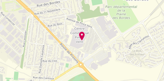 Plan de Courir, Centre Commercial Pince Vent, 94490 Ormesson-sur-Marne