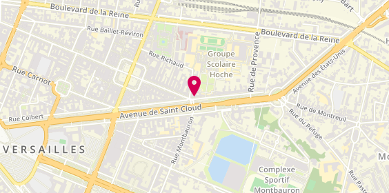 Plan de Ze Bike Shop, 69 avenue de Saint-Cloud, 78000 Versailles