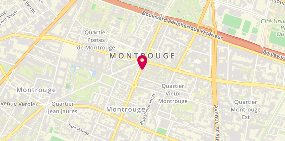 Plan de Rrun Paris Sud, Bât 1 71 République, 92120 Montrouge