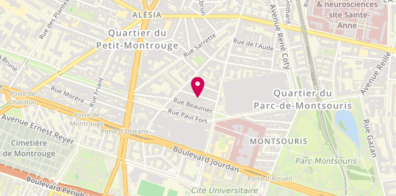 Plan de Masamune, 11 Rue Henri Regnault, 75014 Paris
