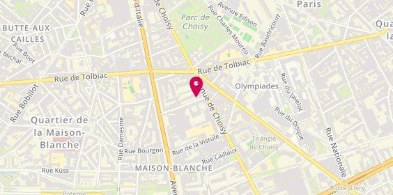 Plan de Repara13, 4 Rue Auguste Perret, 75013 Paris