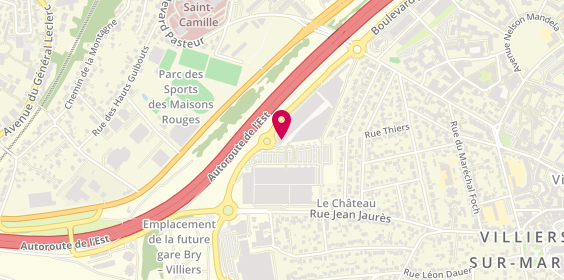 Plan de Decathlon, 19 Bis Boulevard Jean Monnet, 94360 Bry-sur-Marne