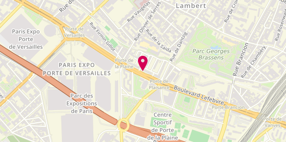 Plan de Holland Bikes Atelier Paris 15, 77 Boulevard Lefebvre, 75015 Paris