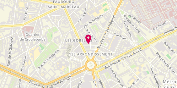 Plan de +2Bad, 12 Rue Coypel, 75013 Paris
