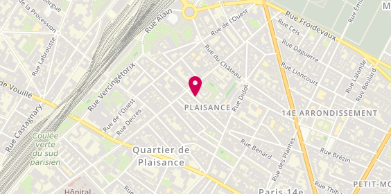 Plan de Ok Ca Roule, 36 Rue Pernety, 75014 Paris