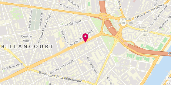 Plan de Sportsystem, 39 avenue Edouard Vaillant, 92100 Boulogne-Billancourt