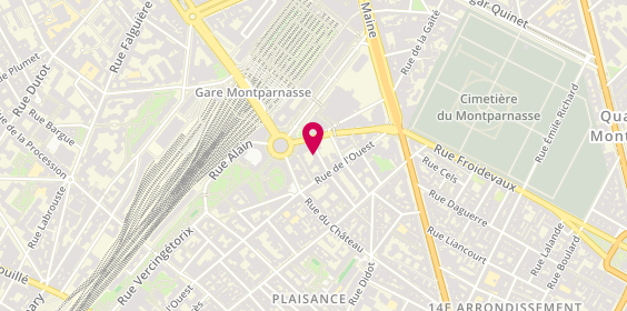 Plan de I&P George Sand, 6 Rue du Texel, 75014 Paris
