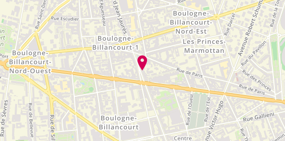 Plan de La Gazelle, 47 Boulevard Jean Jaurès, 92100 Boulogne-Billancourt