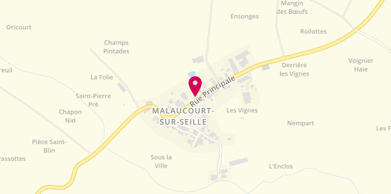 Plan de La Clinique du Vélo, 6 Rue Principale, 57590 Malaucourt-sur-Seille