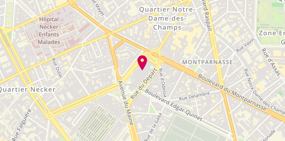 Plan de Roussev sport, 66 Boulevard du Montparnasse, 75015 Paris