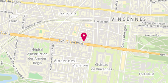 Plan de Edurance Shop, 42 avenue de Paris, 94300 Vincennes