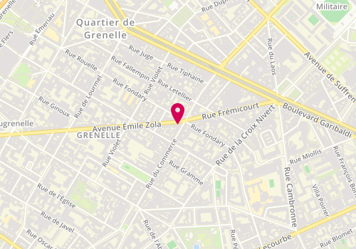Plan de PASSION RUNNING - Emile Zola, 154 avenue Emile Zola, 75015 Paris
