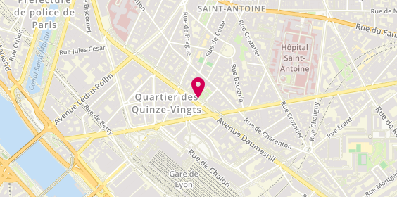 Plan de Bicloune, 65 avenue Daumesnil, 75012 Paris