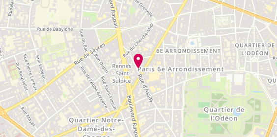 Plan de Pascal Tennis Pro Shop, d'Assas
11 Rue d'Assas, 75006 Paris