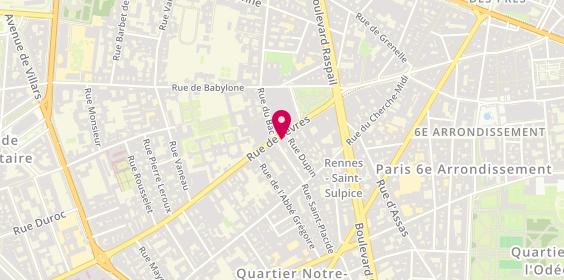 Plan de Lacoste, 55 Rue de Sèvres, 75006 Paris