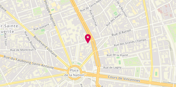 Plan de Cycles Bogoss, 110 Rue de Montreuil, 75011 Paris
