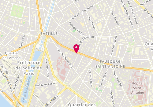 Plan de Lacoste, 70-72 Rue du Faubourg Saint-Antoine, 75012 Paris