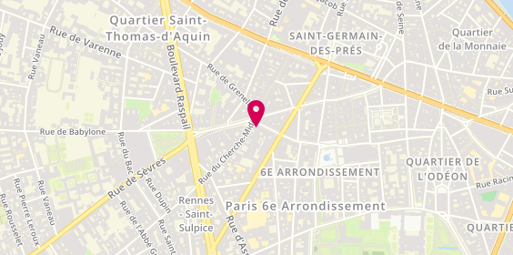 Plan de Tennicity, 23 Rue du Vieux Colombier, 75006 Paris