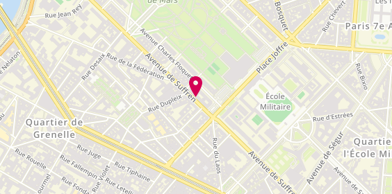 Plan de Crazy Runners Shop Spécialiste Hoka, 67 avenue de Suffren, 75007 Paris