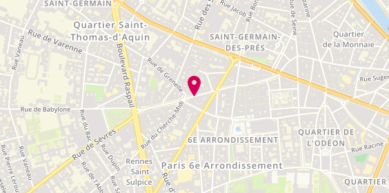 Plan de Repetto, 51 Rue du Four, 75006 Paris