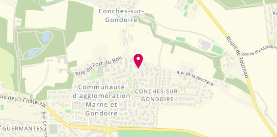 Plan de Monsieur Rustine, 6 avenue Gérard de Nerval, 77600 Conches-sur-Gondoire