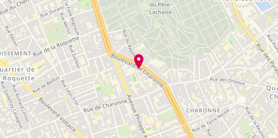 Plan de Fitnessboutique, 131 Boulevard de Charonne, 75011 Paris