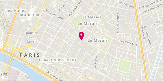 Plan de Nike Factory Store, 12 Rue des Hospit St Gervais, 75004 Paris