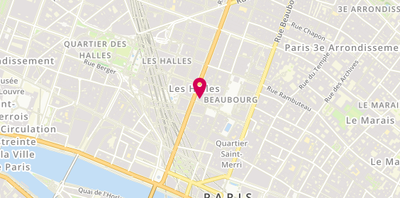 Plan de Asics, 24 Rue Aubry le Boucher, 75004 Paris