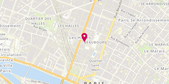 Plan de Citadium, 33 rue Quincampoix, 75004 Paris