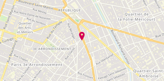 Plan de Triathlon Store Paris Republique, 25 Boulevard du Temple, 75003 Paris