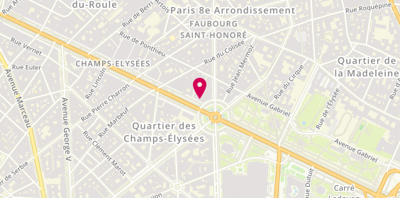 Plan de Adidas, 22 avenue des Champs-Élysées, 75008 Paris