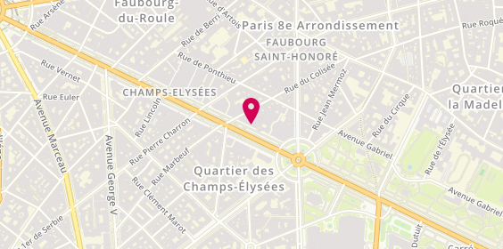 Plan de Lululemon Athletica, 38 avenue des Champs-Élysées, 75008 Paris