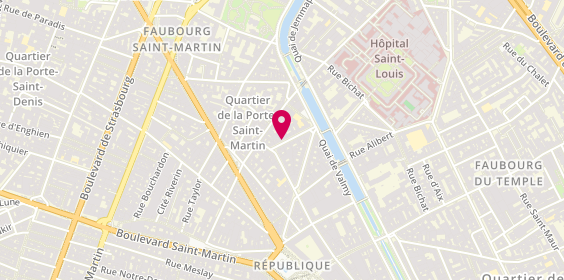 Plan de Nozbone, 7 Rue de Marseille, 75010 Paris