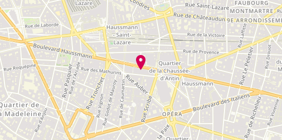 Plan de Adidas France, 39-41 Boulevard Haussmann, 75009 Paris