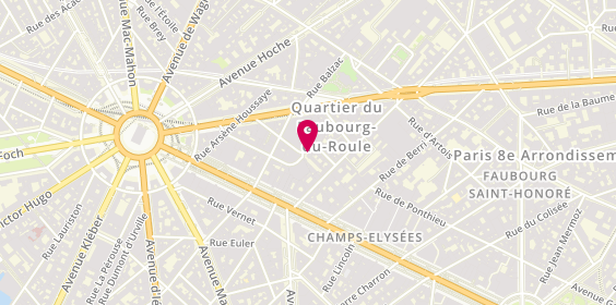 Plan de Holiprom, 11 Rue Châteaubriand, 75008 Paris