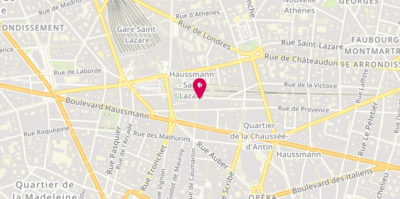 Plan de Nike Retail, 50-56 Rue de Caumartin, 75009 Paris