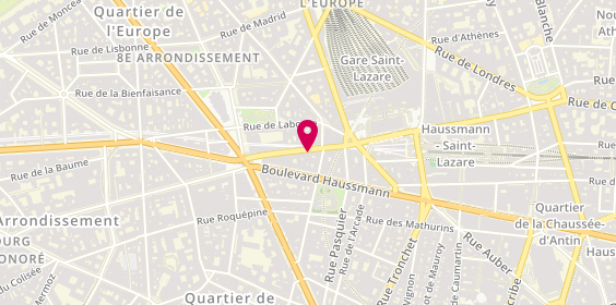 Plan de Flashdance, 17 Rue de la Pépinière, 75008 Paris