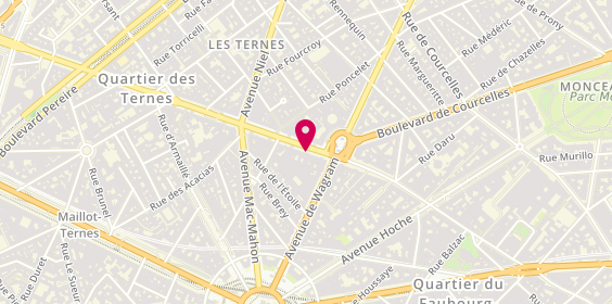 Plan de Tennispoint, 9 avenue des Ternes, 75017 Paris