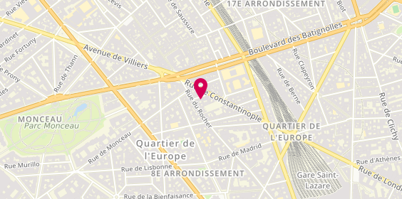 Plan de Atelier Plongequilibre, 5 Rue Larribe, 75008 Paris