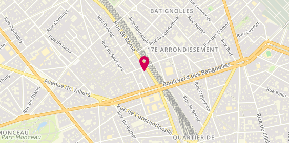 Plan de La Centrale du Casque, 89 Rue de Rome, 75017 Paris