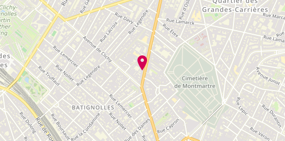 Plan de Urbansport, 11 avenue de Saint-Ouen, 75017 Paris