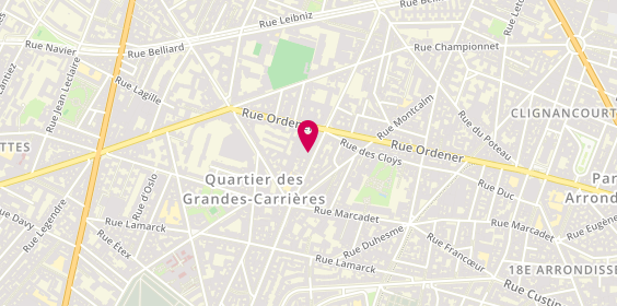 Plan de Villovelo, 75 Rue Damrémont, 75018 Paris