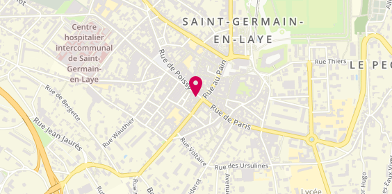 Plan de Courir, 5 Rue du Vieux Marché, 78100 Saint-Germain-en-Laye